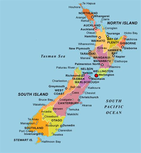 List of Towns and Cities in New Zealand .